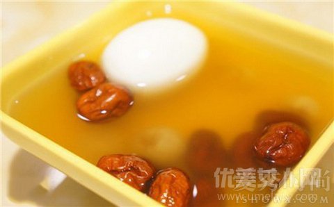 红枣鸡蛋茶